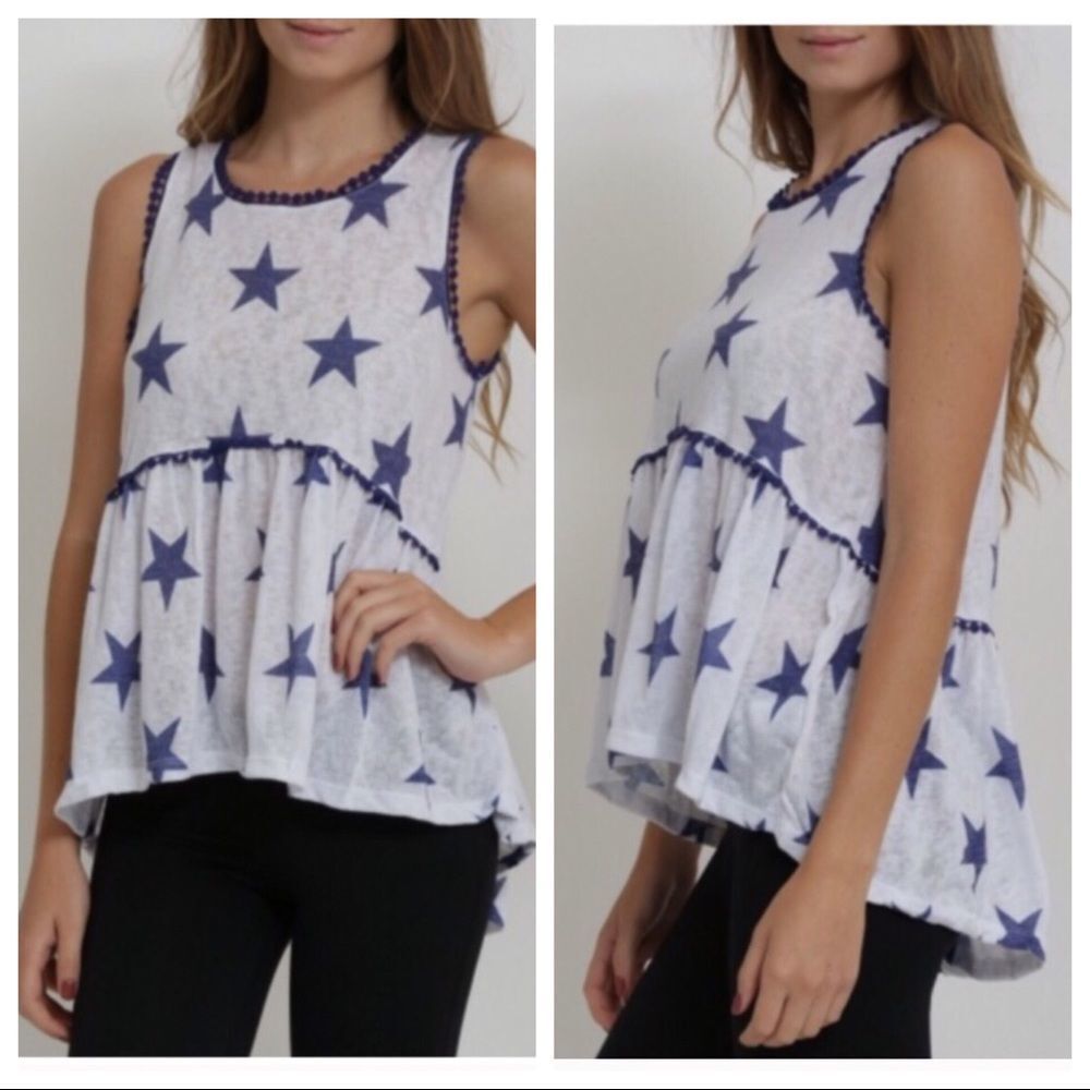 BABY DOLL SLEEVELESS TOP SIZE SMALL NWT⭐️ - Picture 2 of 8